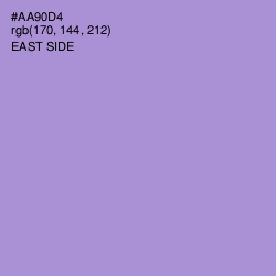 #AA90D4 - East Side Color Image